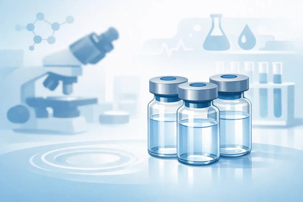 10 mL Sterile Water Vials for Research Supply
