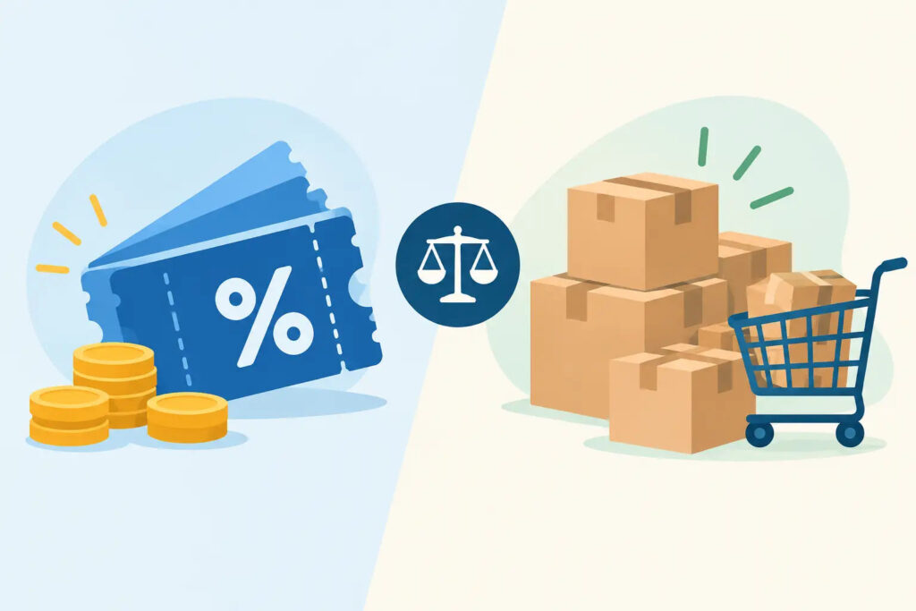 Coupon Versus Volume Discounts: Which Saves More?