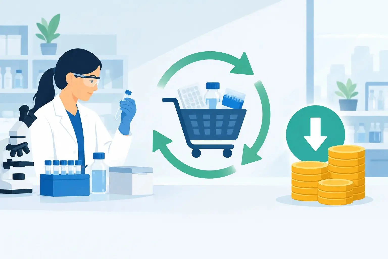 A Repeat Procurement Savings Example for Labs - BACWATERMAX-VITAMIN GUYS