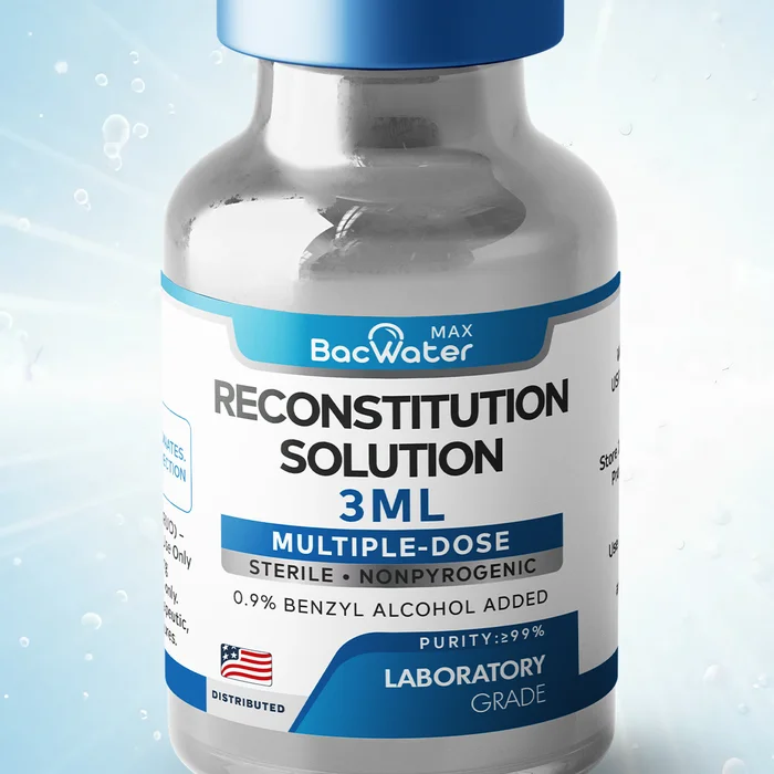 3ml Bacteriostatic Water Vial - BacWaterMax