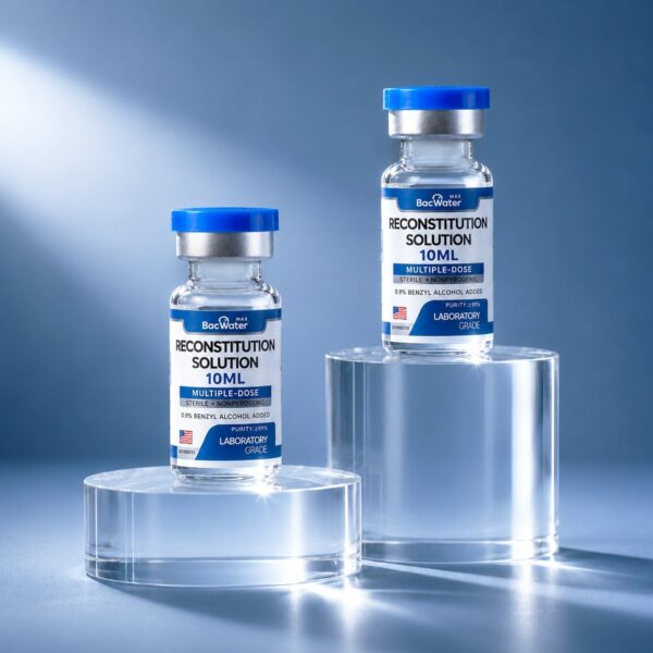 High-Purity Bacteriostatic Water 10ml 2-Pack โ Research Grade - BacWaterMax