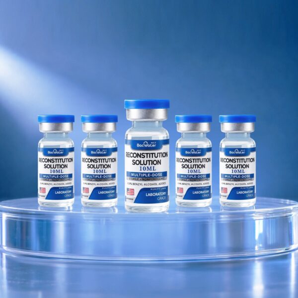 High-Purity Bacteriostatic Water 10ml 5-Pack – Research Grade - BacWaterMax