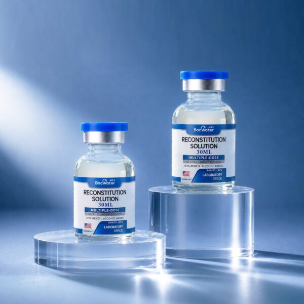 High-Purity Bacteriostatic Water 30ml 2-Pack โ Research Grade - BacWaterMax