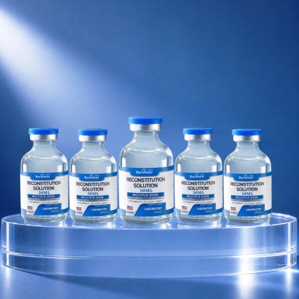 High-Purity Bacteriostatic Water 30ml 5-Pack – Research Grade - BacWaterMax