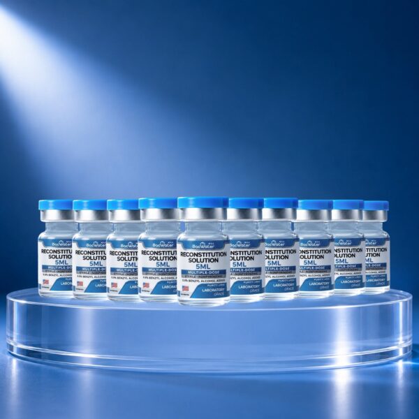 High-Purity Bacteriostatic Water 5ml 10-Pack – Research Grade - BacWaterMax