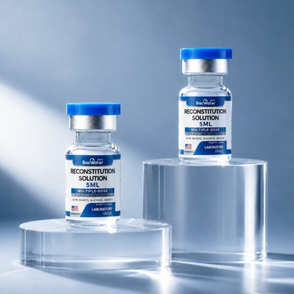 High-Purity Bacteriostatic Water 5ml 2-Pack โ Research Grade - BacWaterMax