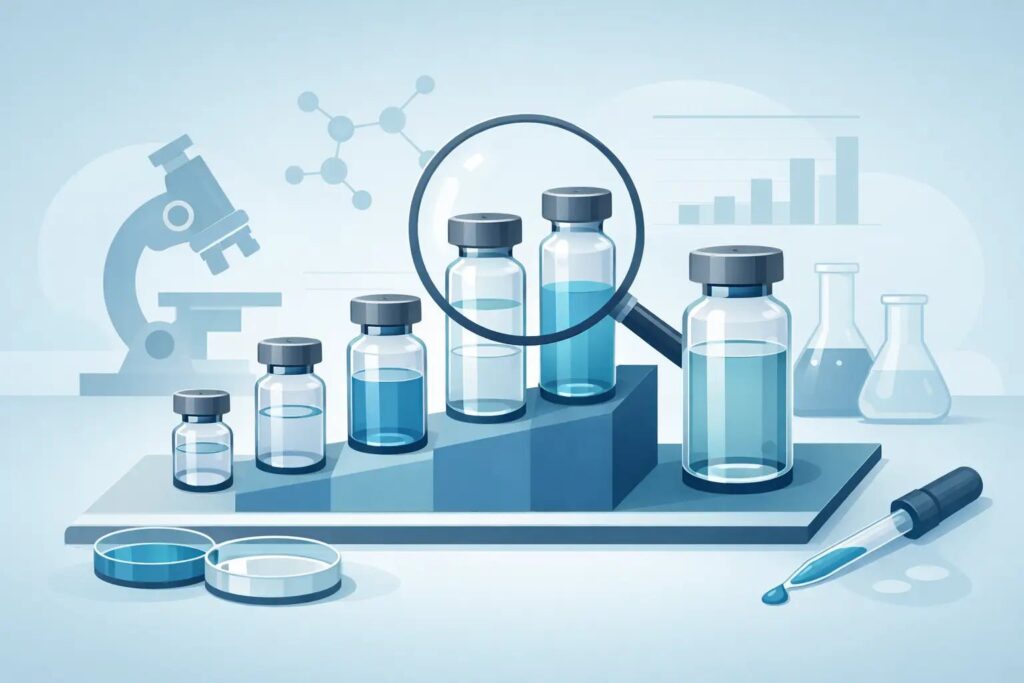 How to Compare Sterile Vial Volumes for Research