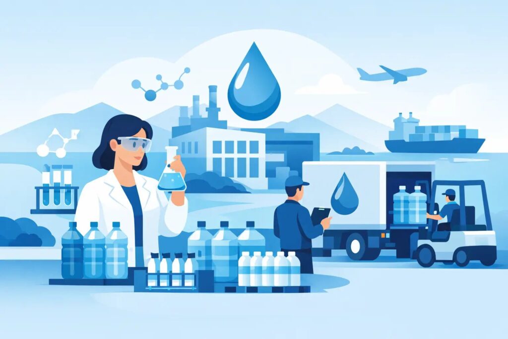 How to Order Research Water Wholesale