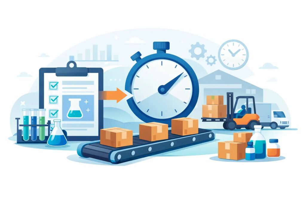 Lab Ordering Turnaround Times for Bulk Supply