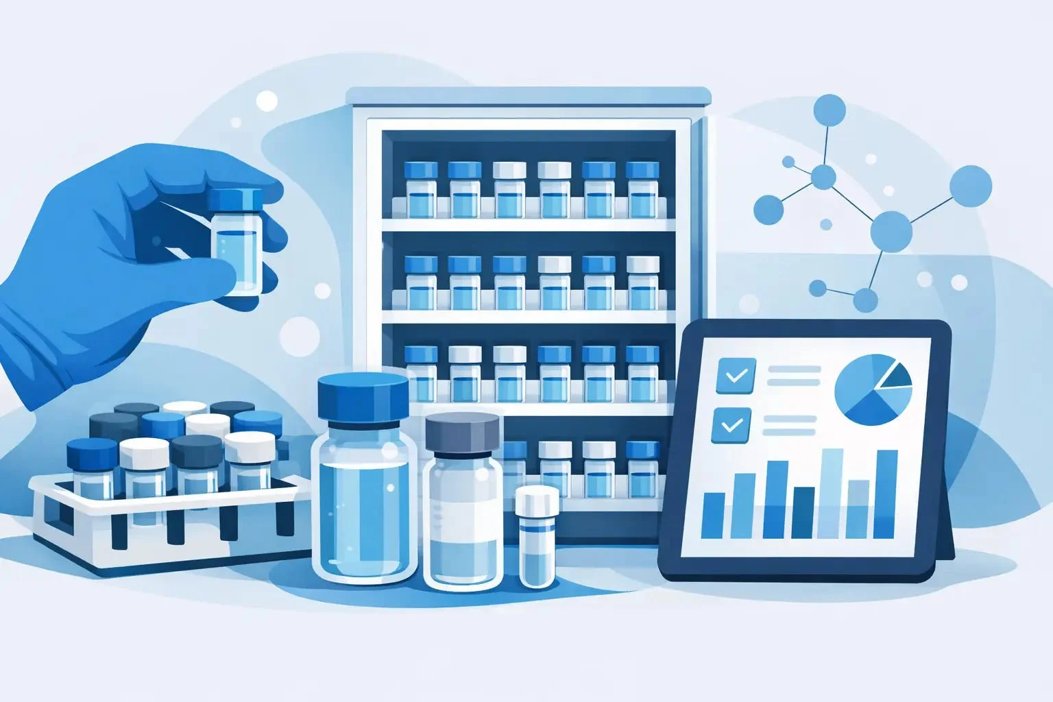 Vial Storage for Research Inventory Control - BACWATERMAX-VITAMIN GUYS