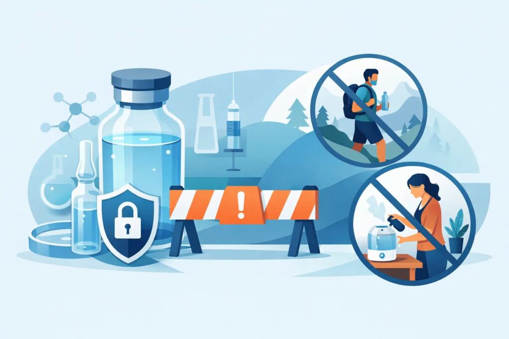 Why Do Suppliers Limit Use Cases for Sterile Water?